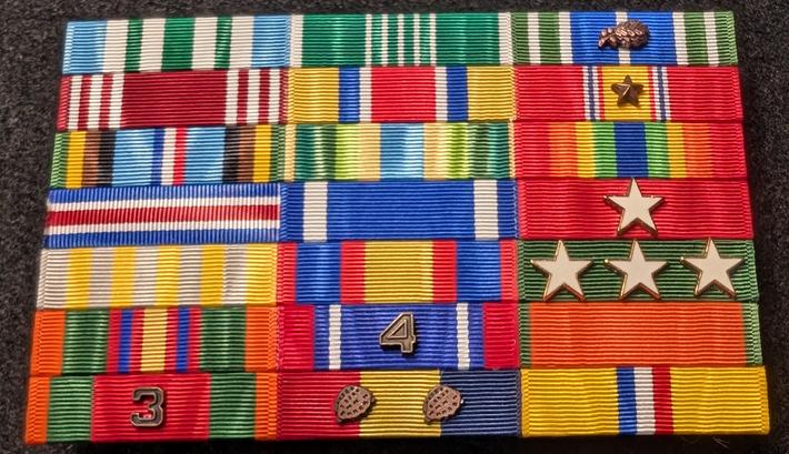 Example of properly mounted ribbons