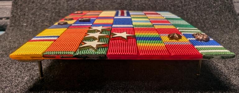 Example of properly mounted ribbons