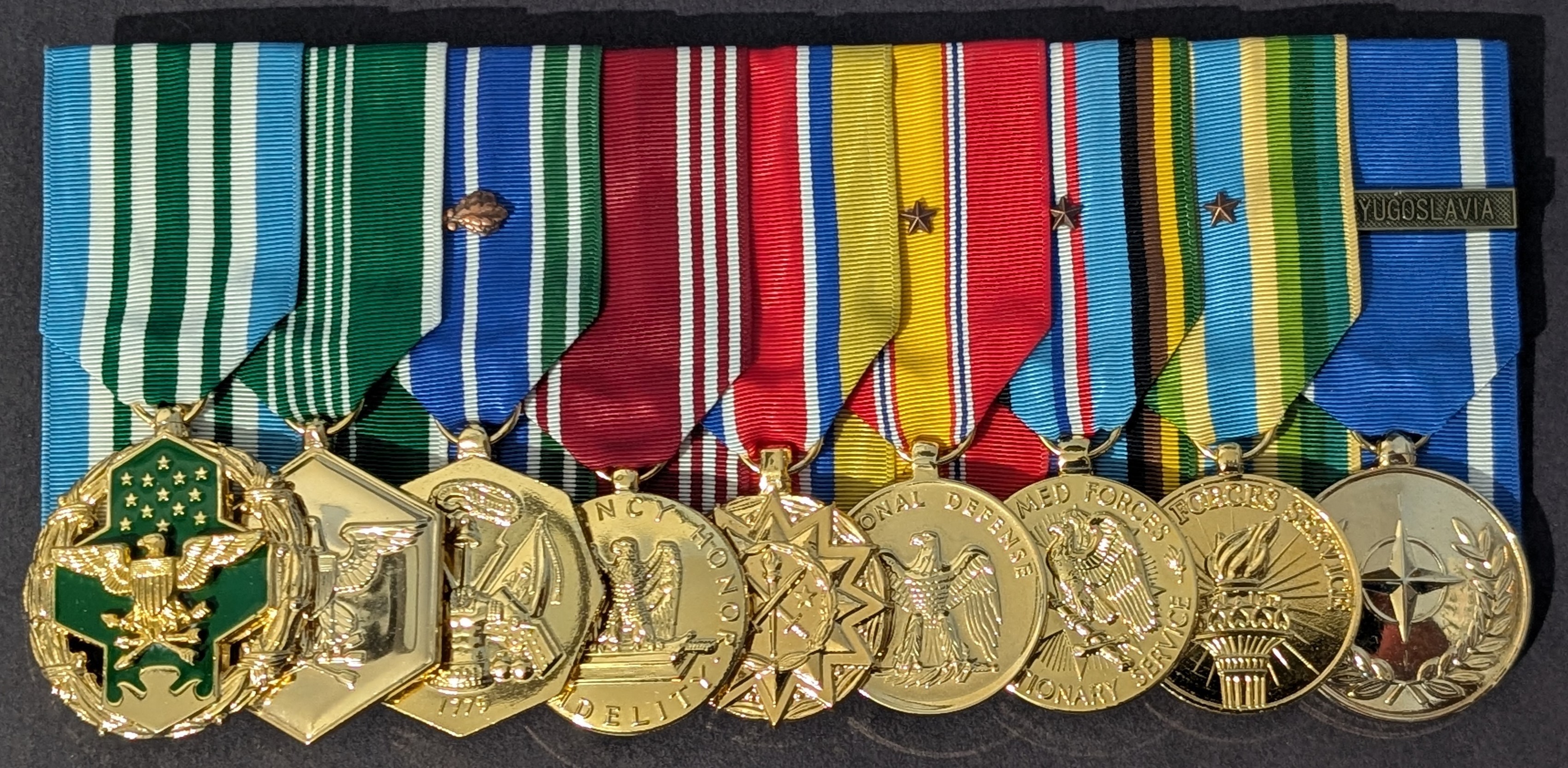 Example of properly mounted ribbons