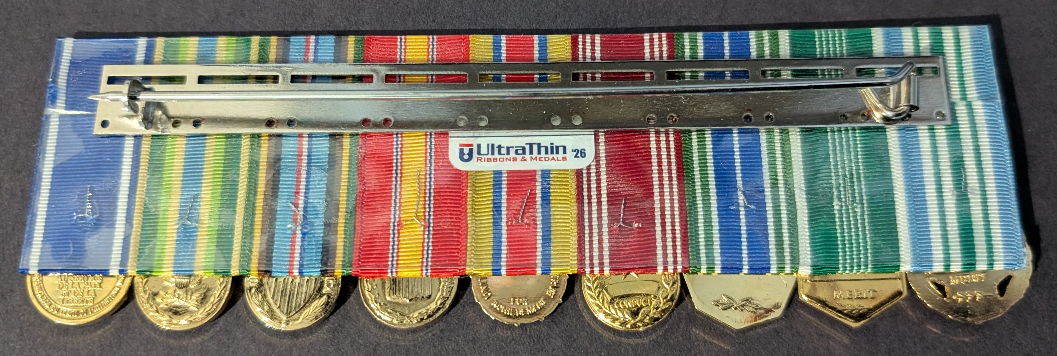 Example of properly mounted ribbons