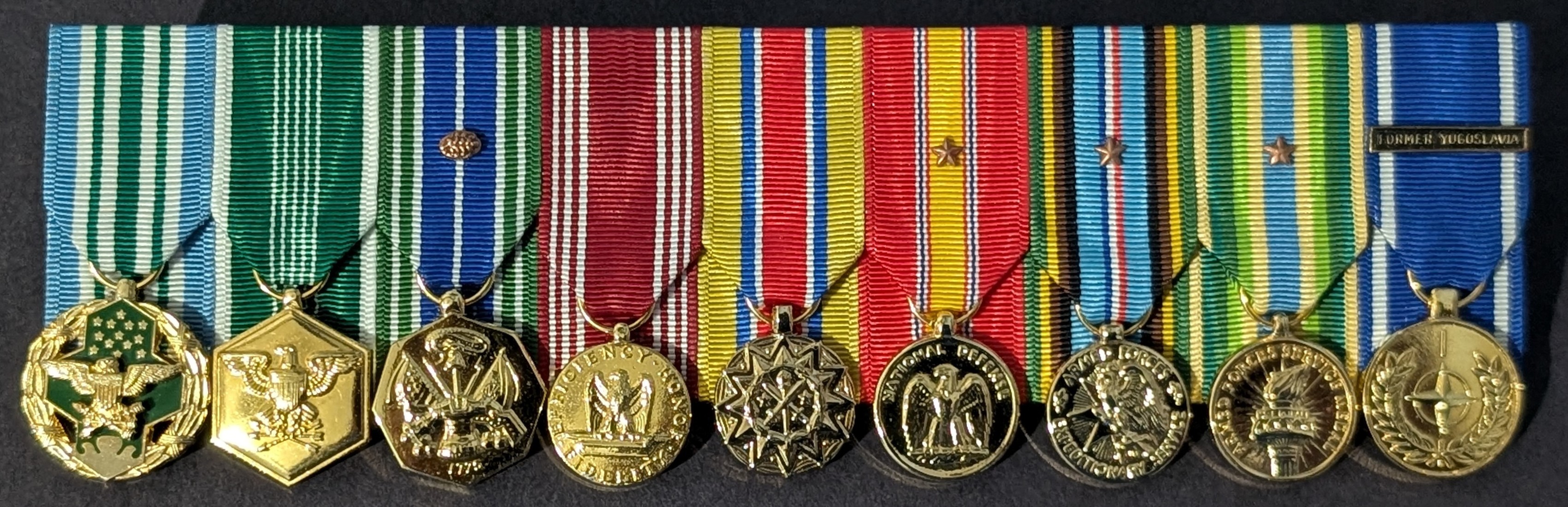 Example of properly mounted ribbons
